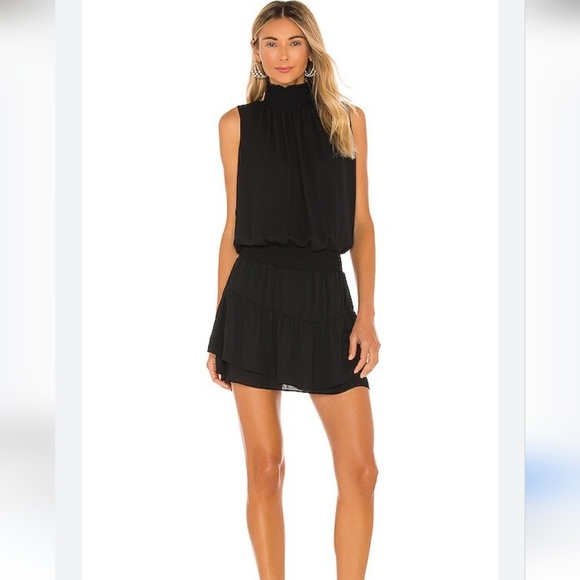 krisa Dresses & Skirts - Like New, Turtleneck Mini Dress in Black krisa, Revolve, Small